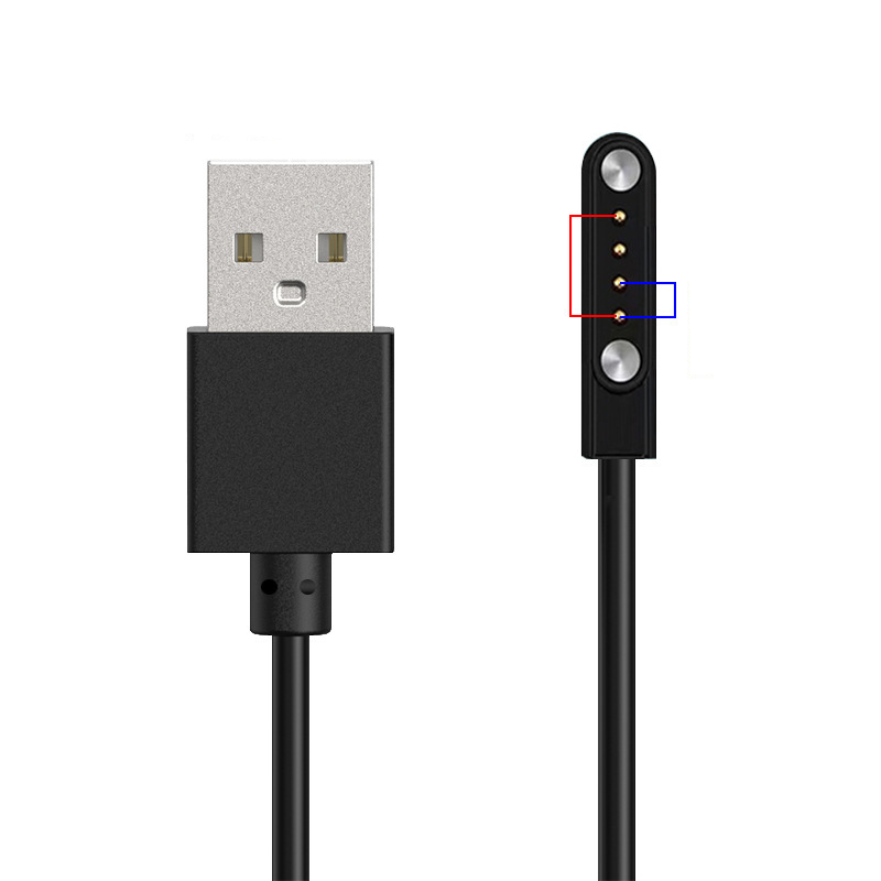 Universal 2p4p5p smartwatch magnetic charger 2-pin 4-pin 5-pin children's phone watch charging data cable by eprolo