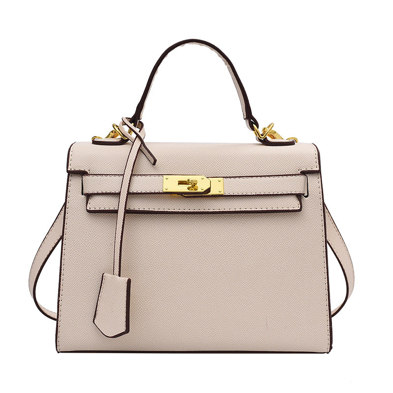 Size Solid Color PU Kelly Bag Candy Color Handbag Cross Shoulder Fashion Model Bag by eprolo