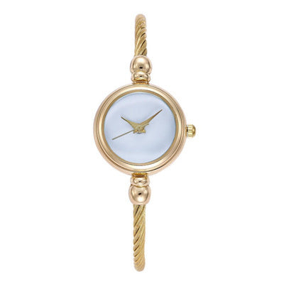 Ladies' alloy steel wire rope bracelet watch chic style fresh student casual fashion watch women's style by eprolo
