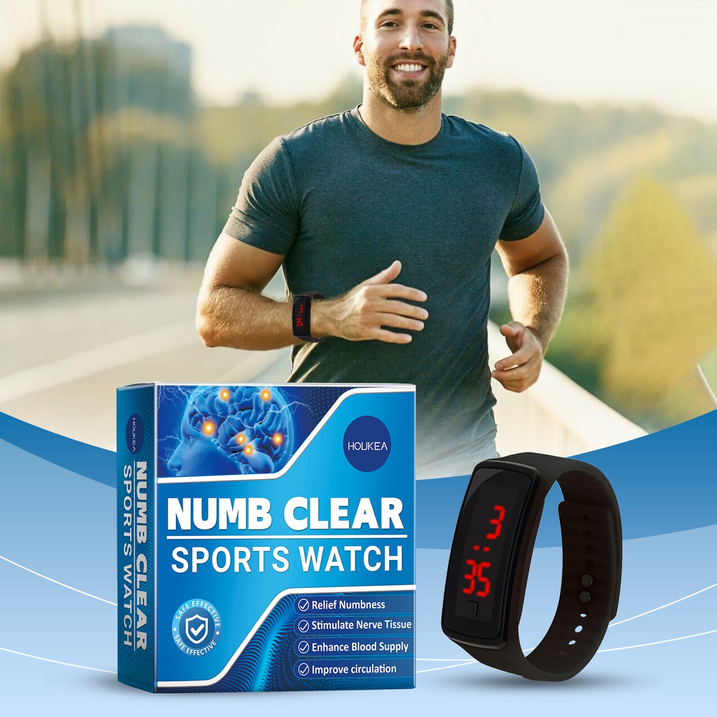 Sports Watch Outdoor Fitness Improves Daily Comfort Body Care Sports Watch by eprolo