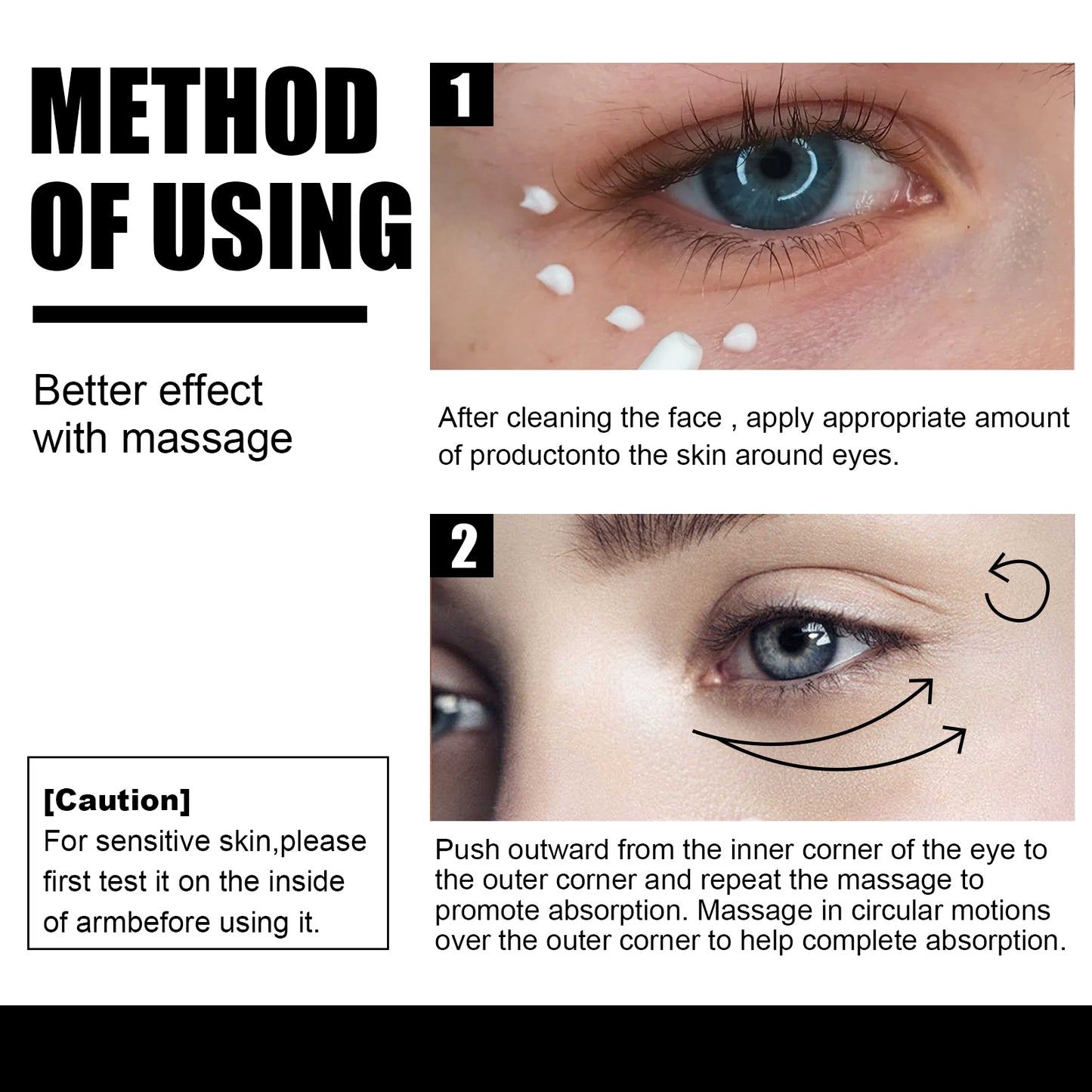 Snake Venom Eye Cream, Firming Eye Bags Hydrating And Reducing Fine Lines Eye Care Eye Cream by eprolo