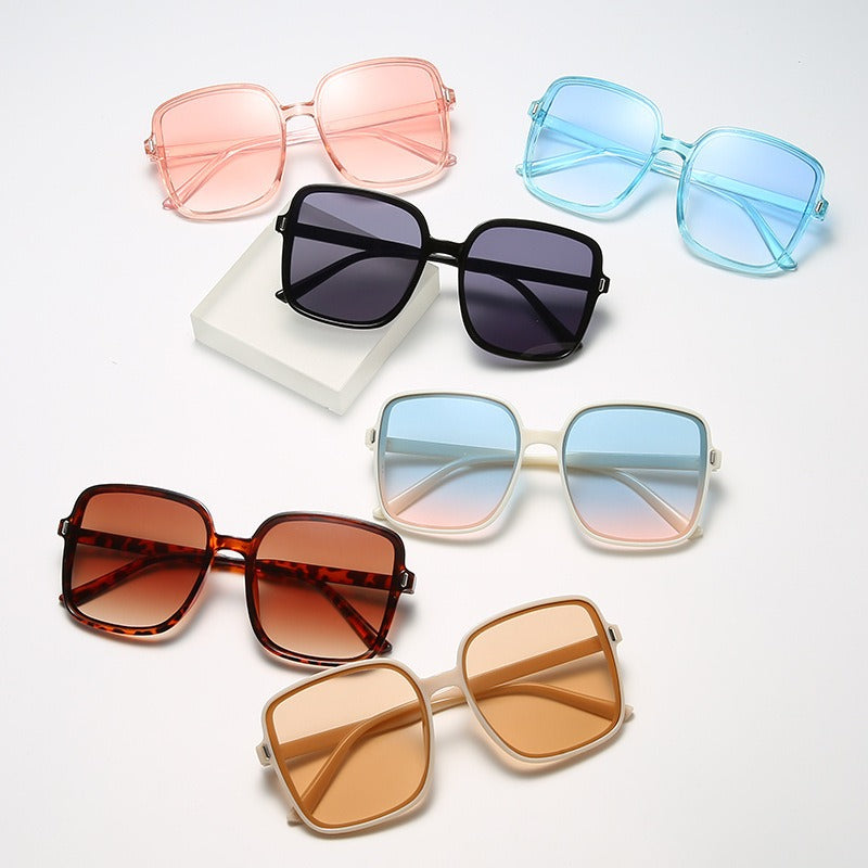 Rice nail square sunglasses Women's shades gradient trend UV protection by eprolo