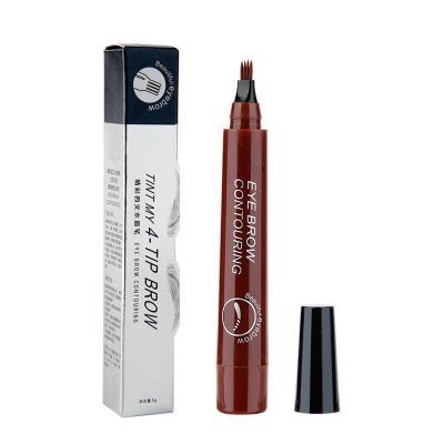 Four-Headed Bifurcated Eyebrow Pencil Simulation Wild Liquid Eyebrow Pencil Durable Waterproof Sweat-Proof And Easy To Color by eprolo