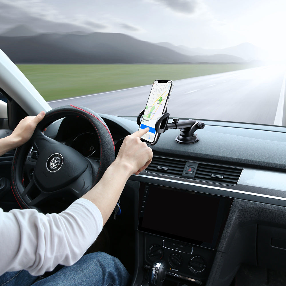 FLOVEME Car Phone Holder For iPhone XS MAX XR X Xiaomi 360 Rotate Dashboard Windshield Car Mount Mobile Holder For Phone Stand by eprolo