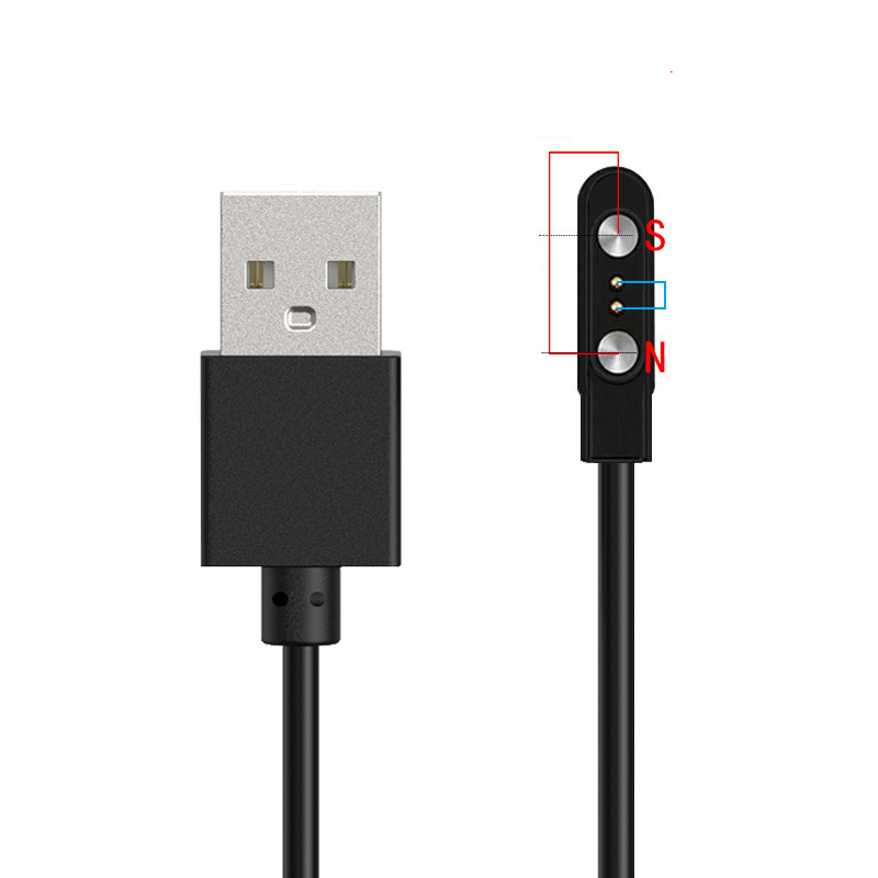 Universal 2p4p5p smartwatch magnetic charger 2-pin 4-pin 5-pin children's phone watch charging data cable by eprolo