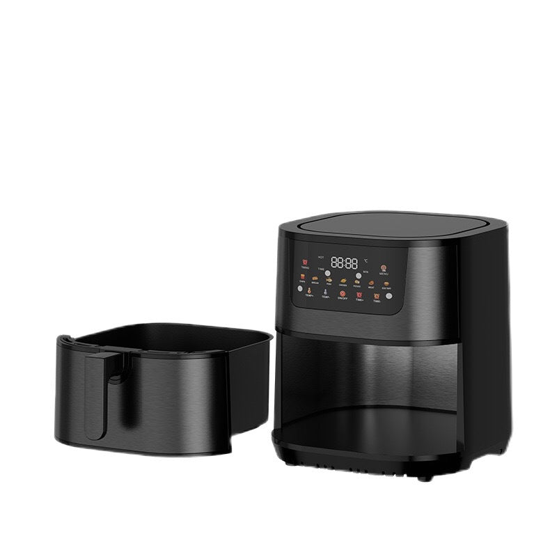 15L large capacity air fryer household multifunctional visual stainless steel electric fryer air fryer cross-border wholesale