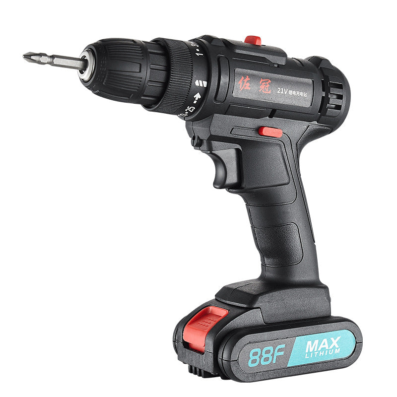 Zuoguan lithium electric drill two-speed rechargeable drill pistol drill multifunctional household electric screwdriver electric screwdriver factory direct sales by My Store