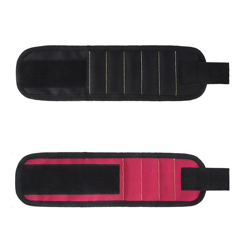 3 Rows 5 Rows Magnetic Magnetic Wristband Tool Kit Electrician Accessories Magnet Picker Adsorption Screw Magnetic Wristband