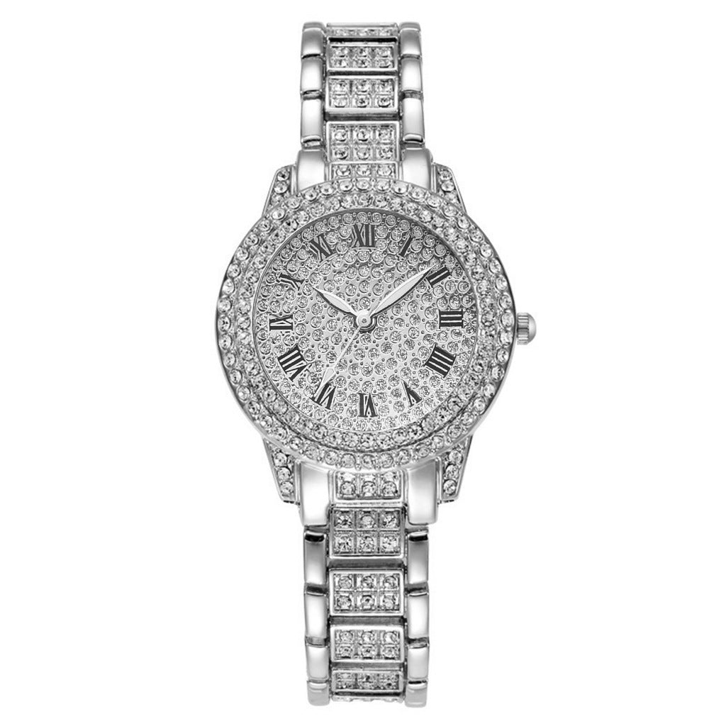 Wristwatch Bracelet Set High Value Watches Women's 5-Piece Set Stylish Quartz Watch Women's Watches