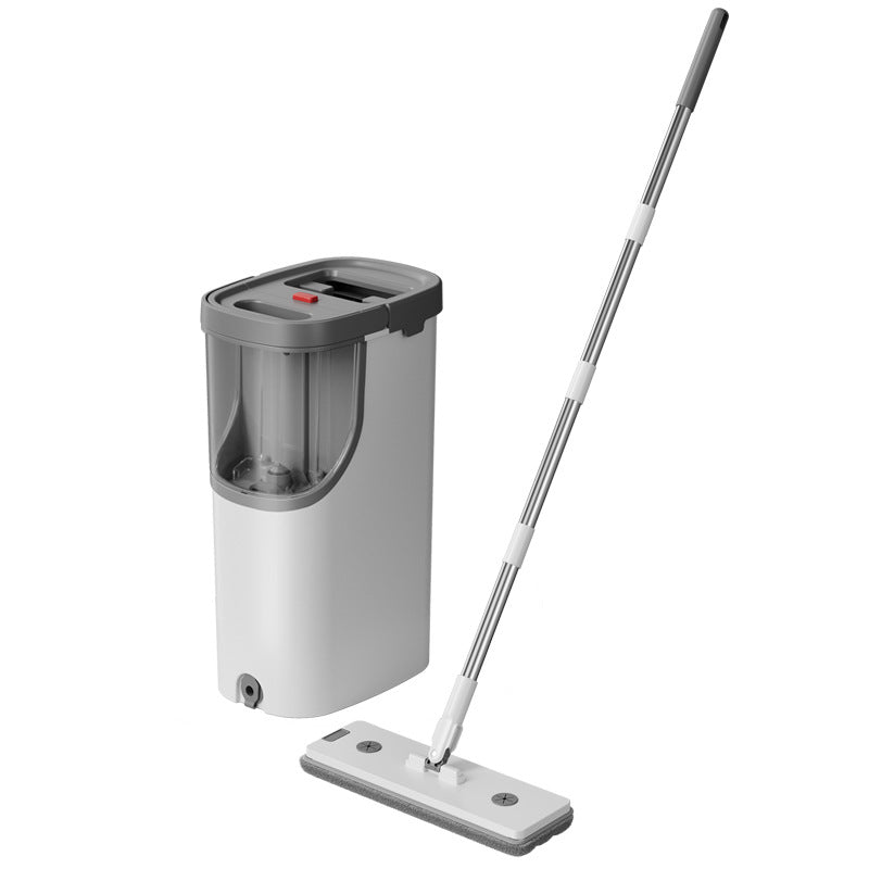 Source manufacturer clean and separate flat mop hands-free zoned cleaning mop bucket, household flat mop OEM