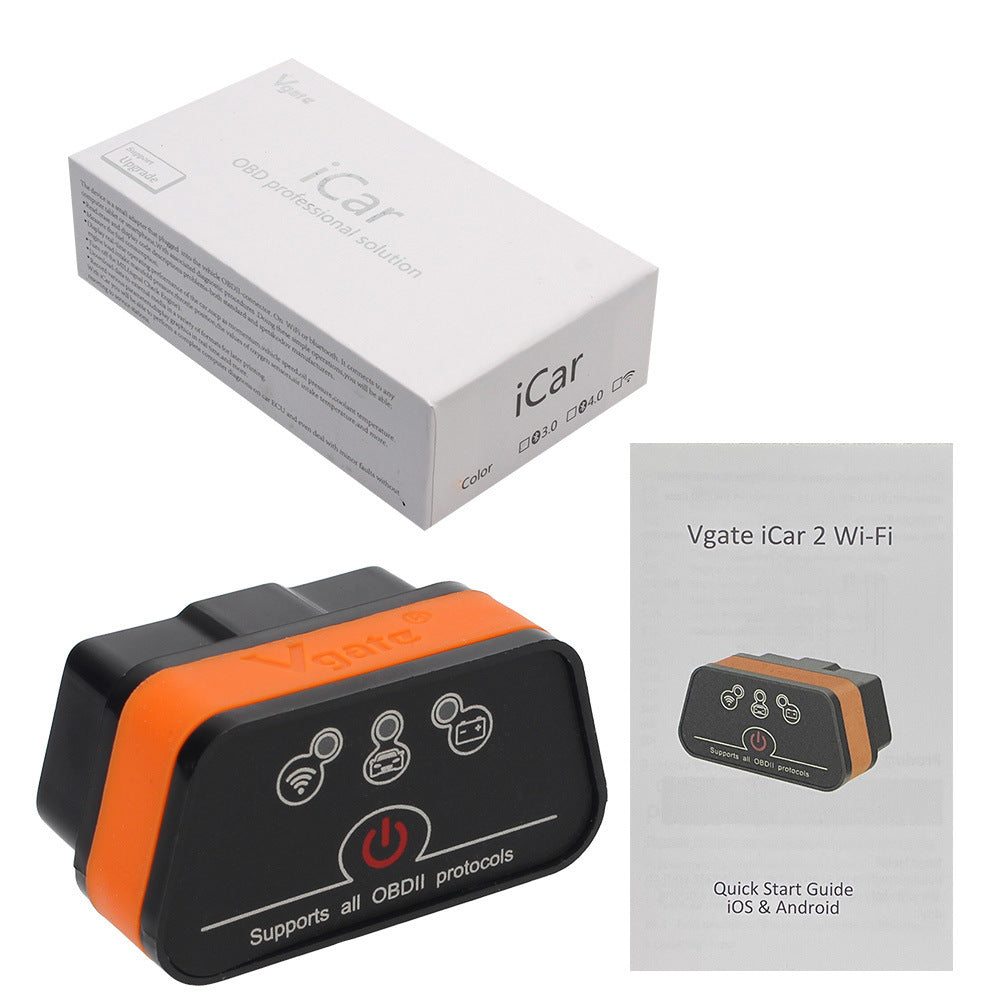 Vgate ICar2 ELM327 bluetooth WIFI OBD2 Bluetooth Car Fault Detector English