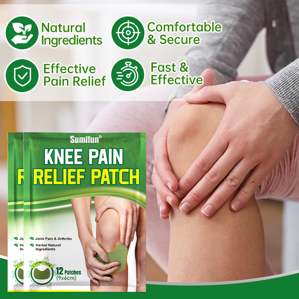 Sumifun wormwood knee patch self fever pain relief plaster sports fitness joint care cross-border K18401