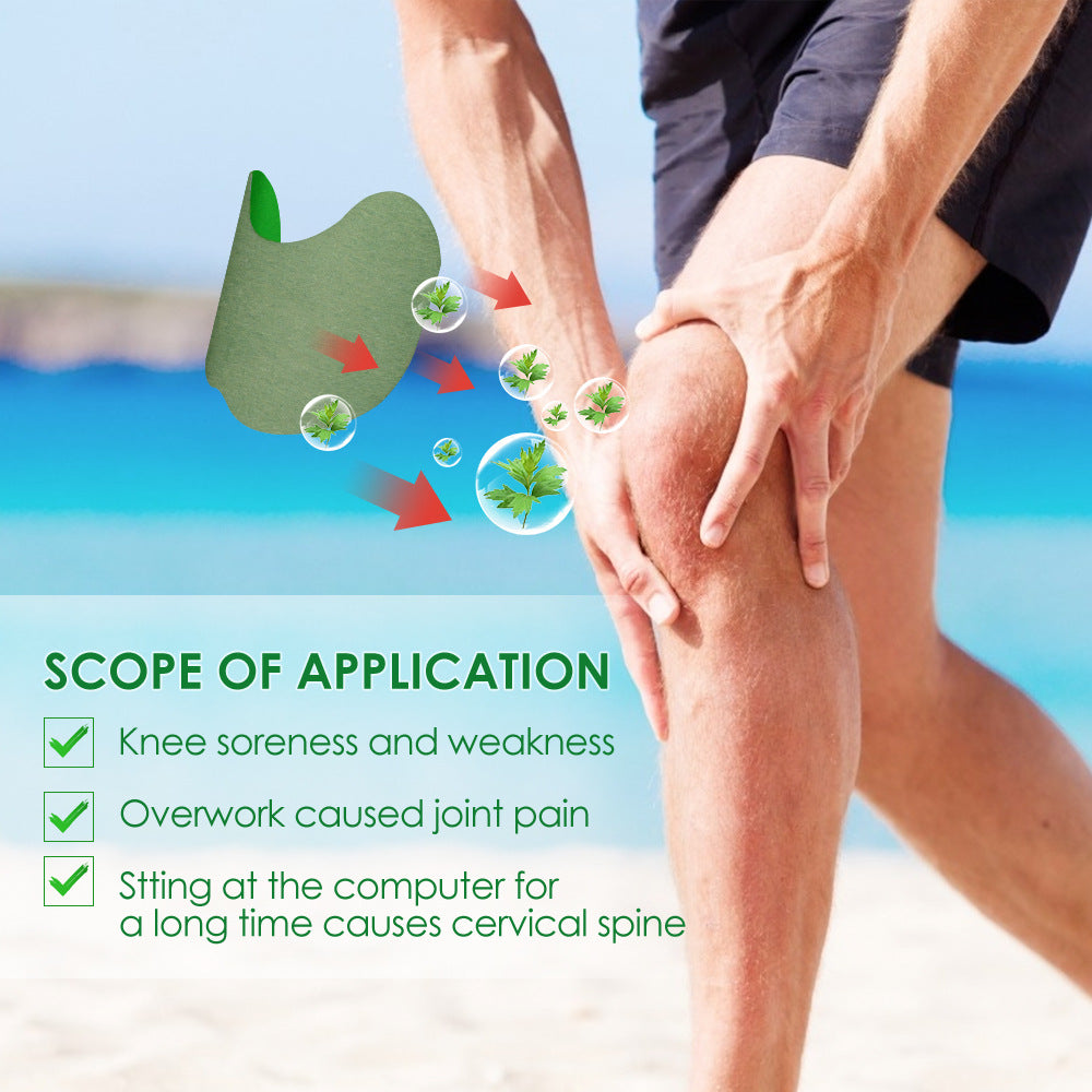 Sumifun wormwood knee patch self fever pain relief plaster sports fitness joint care cross-border K18401