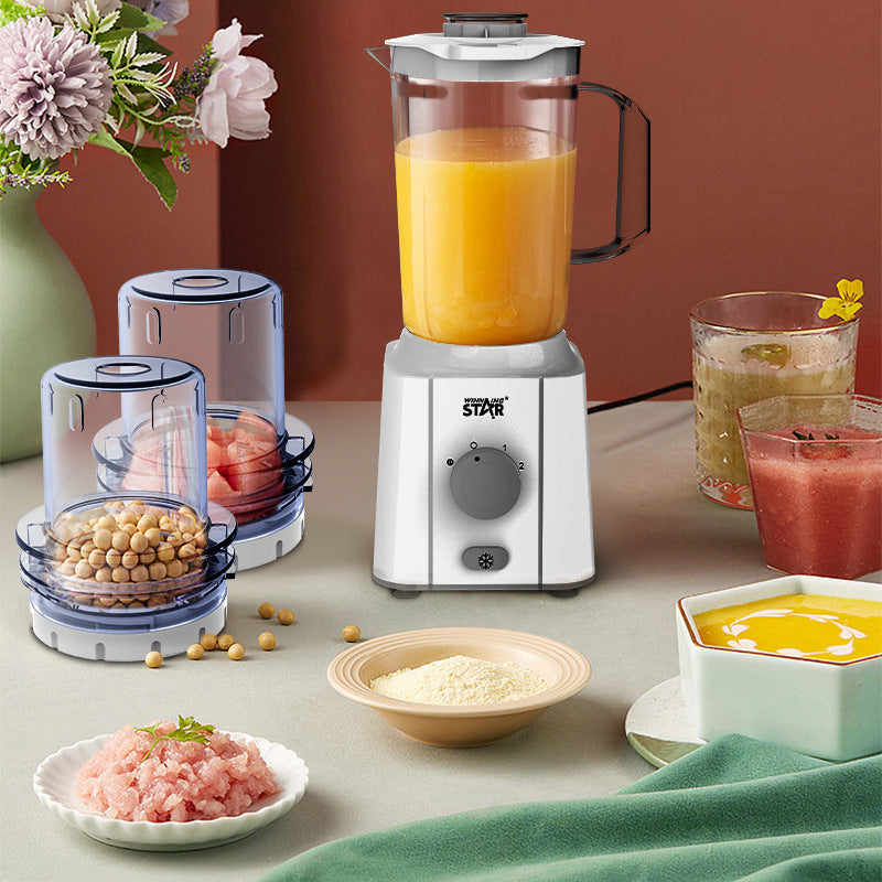 Winning star foreign trade small household appliances are convenient to carry broken wall fruit supplementary food machine cooking machine juicer