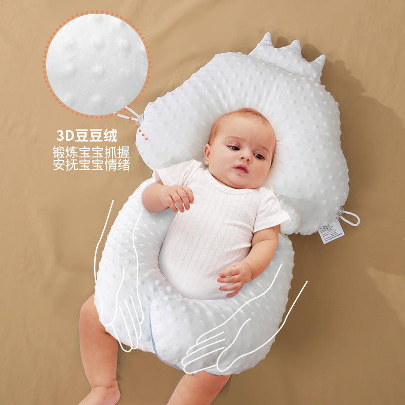 Baby Shaped Pillow Four Seasons 0-1 Year Old Toddler Sleep Security Artifact Head Shape Correction Eccentricity Soothing Pillow by My Store