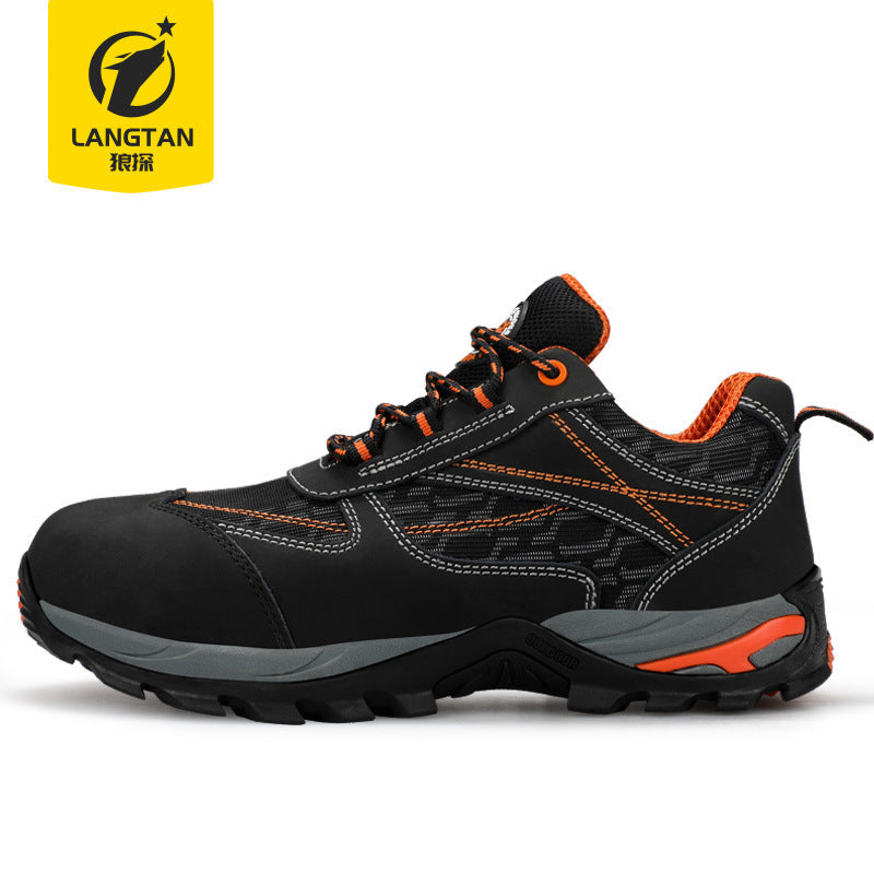 Wolf Detective Labor Protection Shoes Almighty King Anti-smashing, anti-stab, anti-slip, waterproof, insulated, 18kv electrician's shoes, safety protection hiking shoes