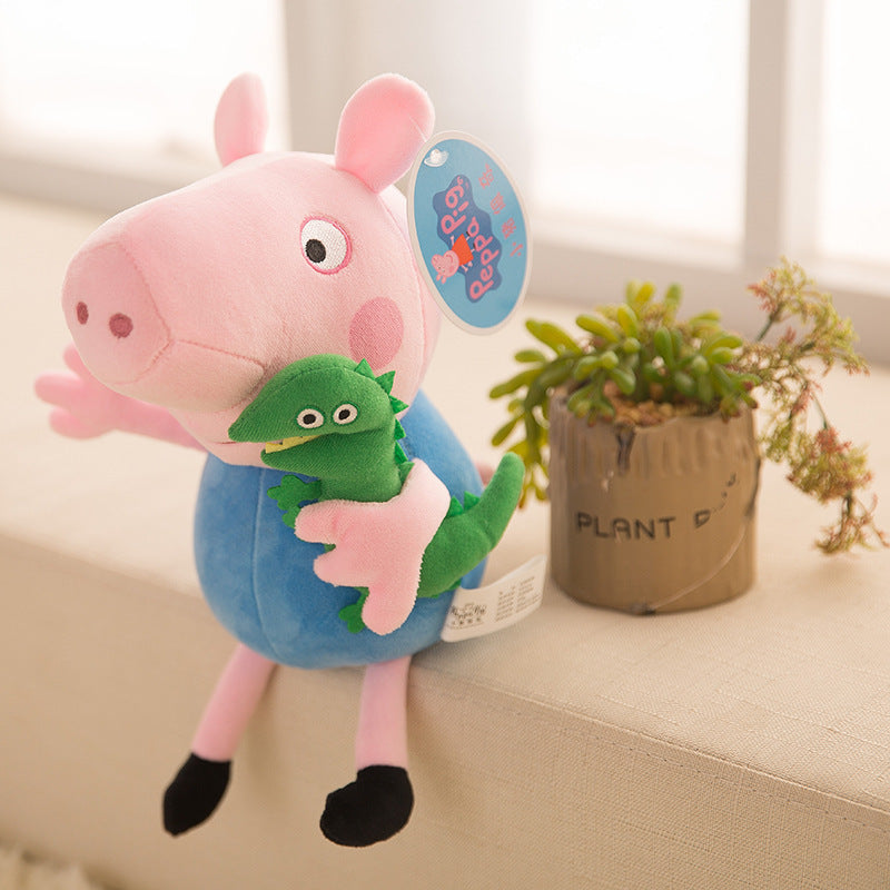 Cute piglet plush toy cartoon doll children's holiday birthday Peggy gift Qiao Xin doll companion sleeping doll