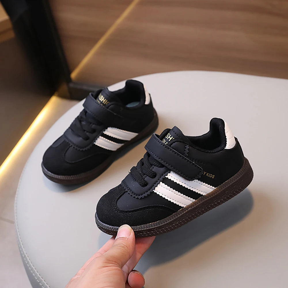 Spring Sport Shoes For Children PU Leather Ergonomics Kids Sneakers Soft-soled Children's Sneakers Boy's Girl's Tennis Shoes by My Store