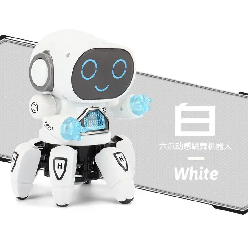 Kids Dance Robots Music LED 6 Claws Octopus Robot Birthday Gift Toys For Children Early Education Baby Toy Boys Girls by My Store