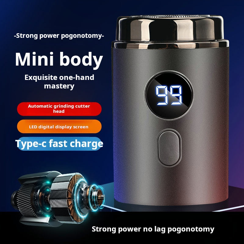 Shaver electric small steel cannon super clean full body wash beard knife travel small portable men's shaver by My Store