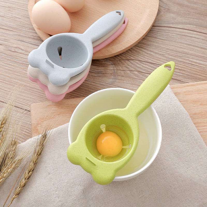 Wheat Straw Egg White Separator Egg Yolk Filter Protein Separator DIY Baking Tools by eprolo