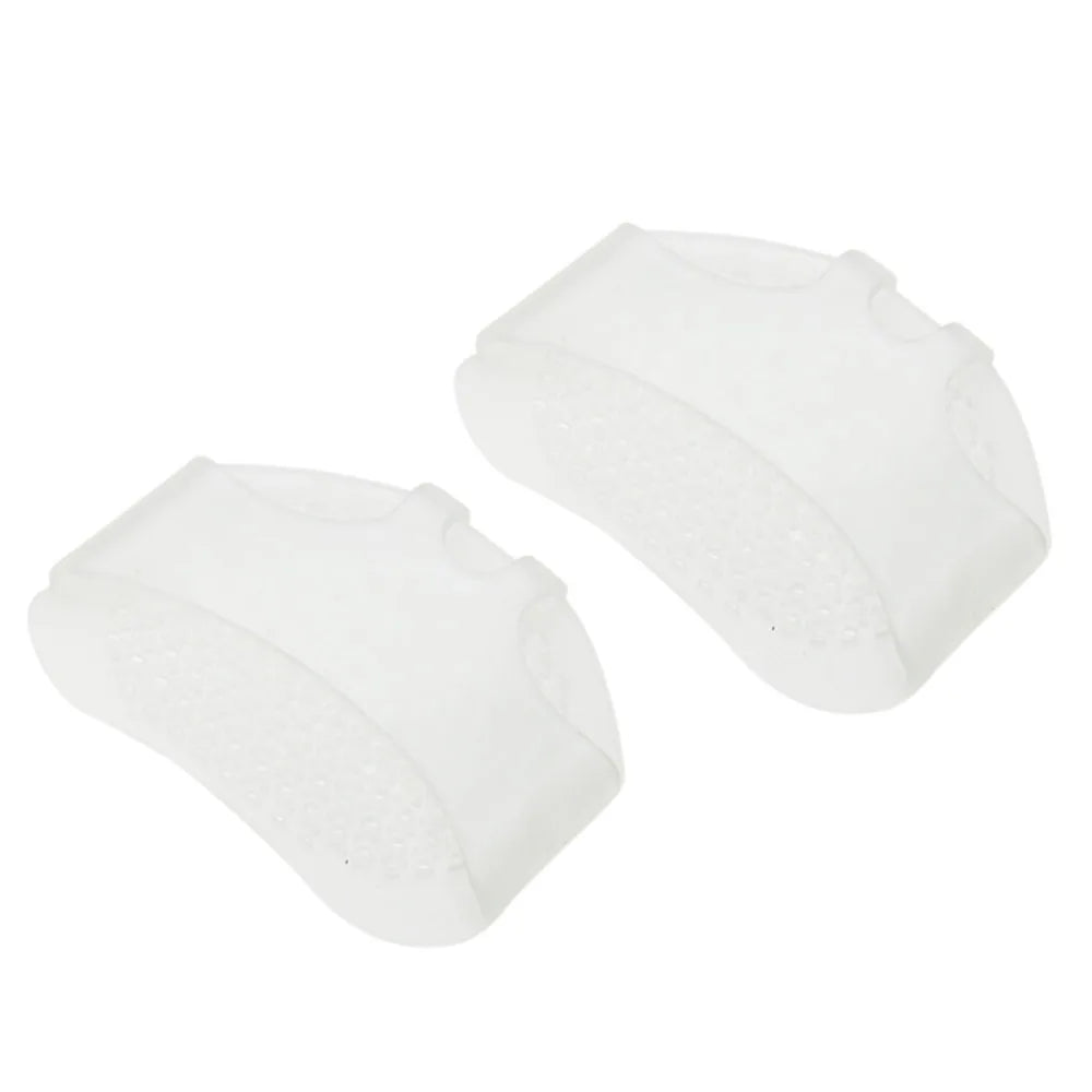 1Pair Silicone heel pad Soft Forefoot Half Yard Pads Invisible High Heel Shoes Slip Resistant Half Yard Pads Foot Care Tools