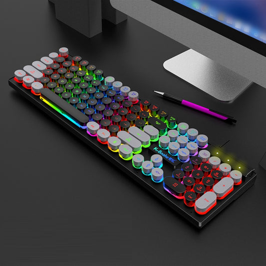 Viper K4 wired game color-blocking keyboard desktop computer accessories luminous manipulator feel wired backlit keyboard