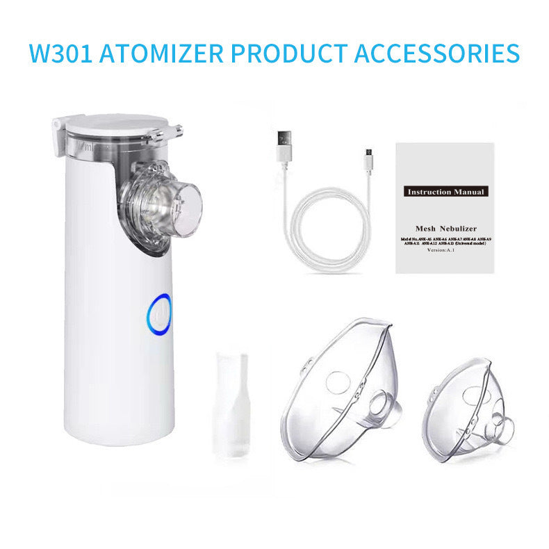 Outdoor Portable Nebulizer Silent Mesh Mini First Aid Kit Handheld Asthma Inhaler Atomizer Kids Adult Saving Emergency Device by eprolo