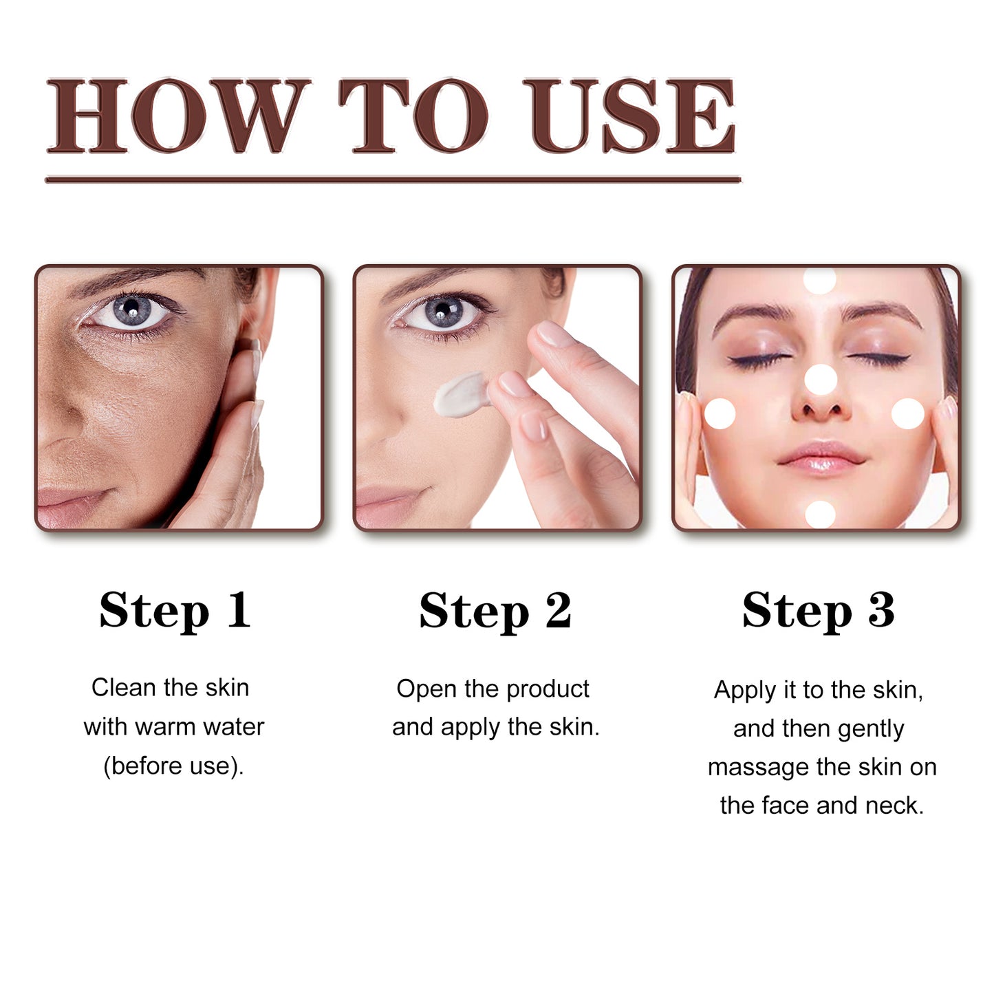 Black Tea Firming Moulding Face Cream, Moisturizing Softening Skin Firming Shrinking Pore Face Cream