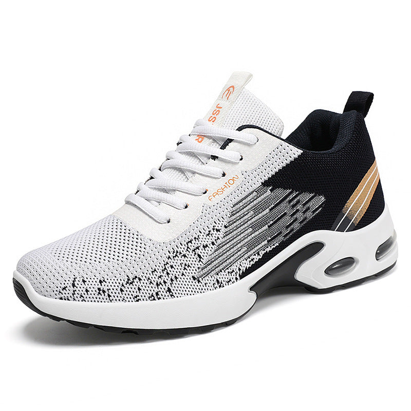 Men's Summer New Flyknit Air Cushion Shoes Cross border Men's Shoes Casual Shoes Sports Shoes Breathable Running Shoes by eprolo