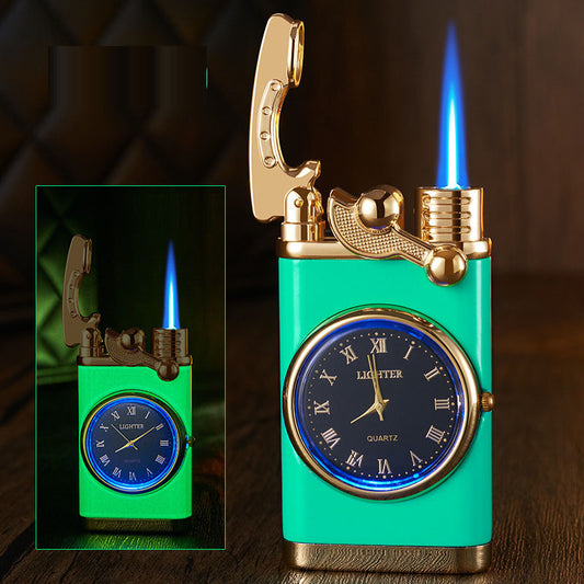 Multi functional electronic watch cigarette lighter integrated into one machine, versatile men's gift lighter by eprolo