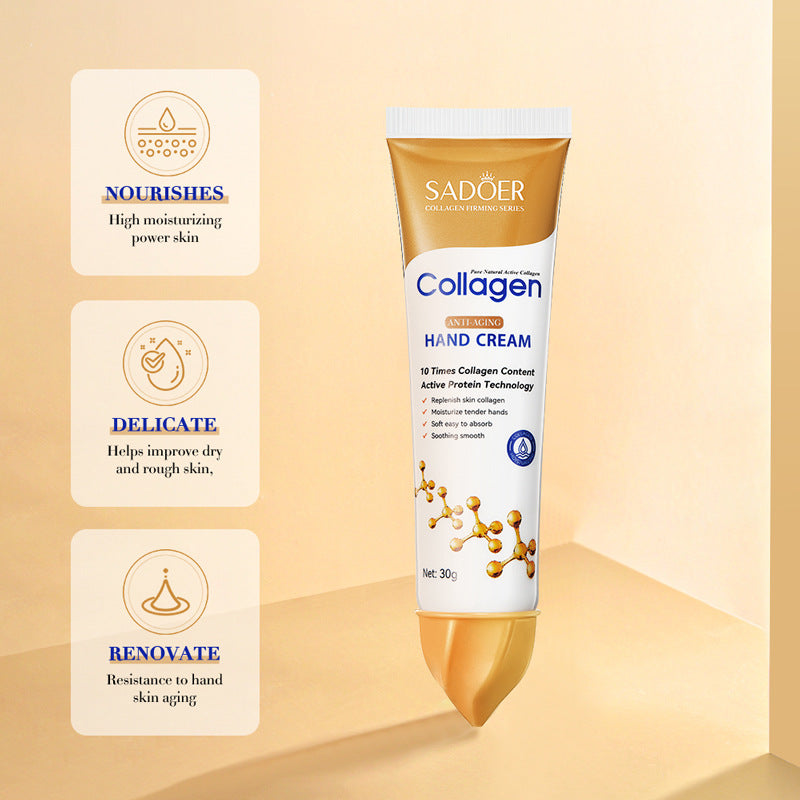 SADOER collagen anti-wrinkle hand cream hydrating moisturizing anti-cracking autumn and winter skin care hand cream by eprolo