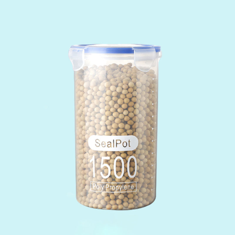 Food Storage Box Storage Jars Plastic Jars Kitchen Storage Jars Storage Jars Grains Sealed Jars by eprolo