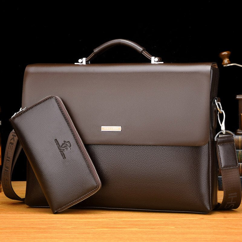 WEIXIER Brand Men High Quality Microfiber Synthetic Leather Tote Fashion Male Bag Messenger Business Handbag Laptop Shoulder Bag