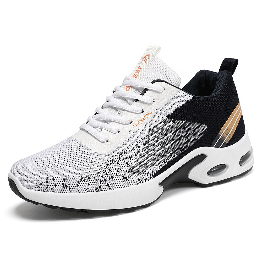 Men's Summer New Flyknit Air Cushion Shoes Cross border Men's Shoes Casual Shoes Sports Shoes Breathable Running Shoes by eprolo