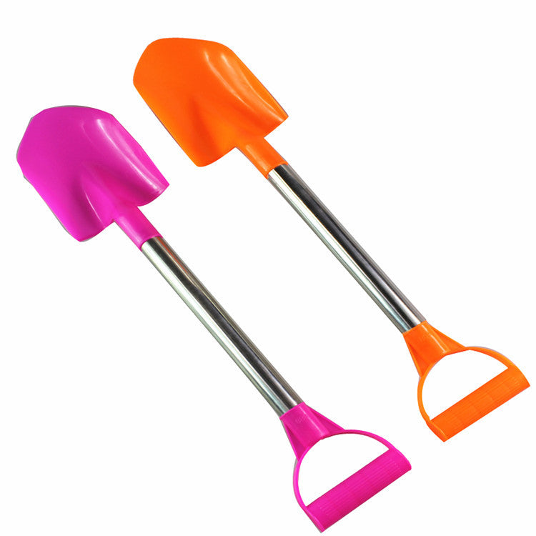 64cm large stainless steel beach shovel baby play sand tools seaside attractions stall hot sale children's toys wholesale