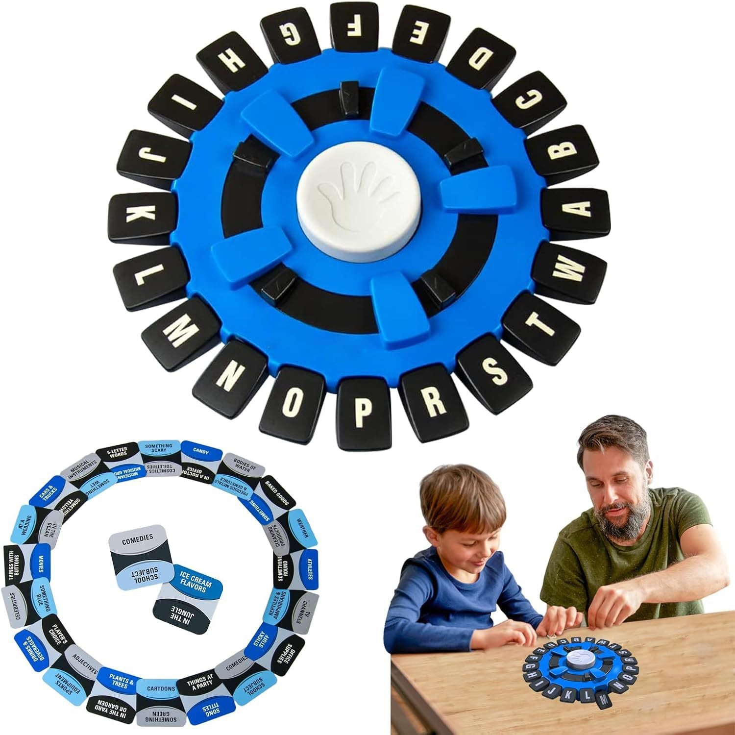 Crazy letter games, fast-paced family board games, puzzle toys by eprolo