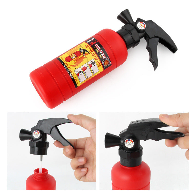 A generation of children's firefighters play suit fire backpack fire water gun summer beach water toys