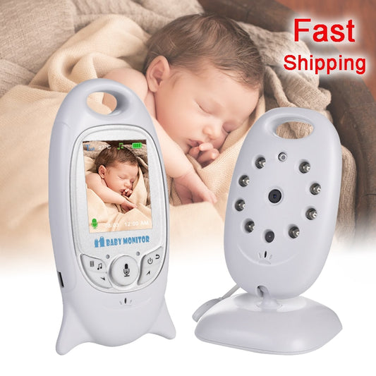 Babyphone électronique VB601 2 pouces BeBe Baba, baby-sitter électronique, radio, vidéo, caméra, vision nocturne, surveillance de la température, 8 berceuses 