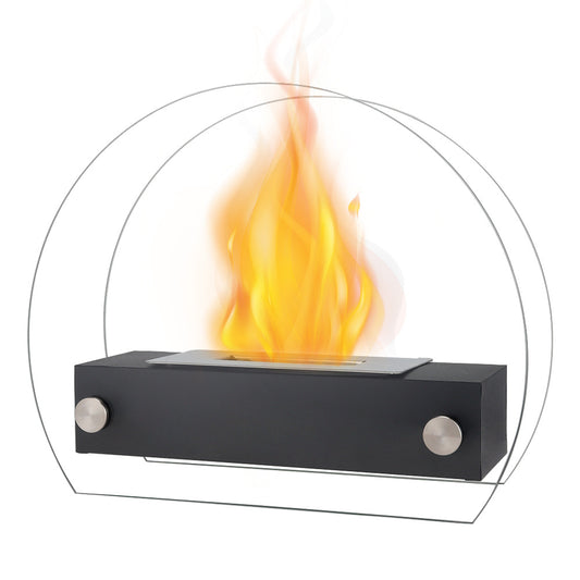 Réchaud à alcool de bureau sans carbone True Fire pour le chauffage domestique, foyer à brasero portable, poêle de décoration de cheminée respectueux de l'environnement