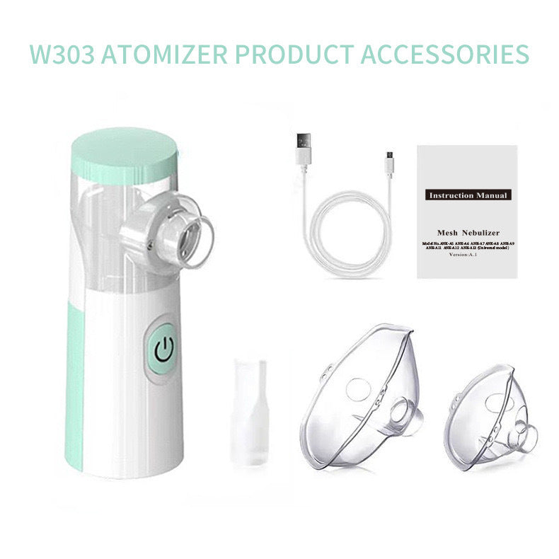Outdoor Portable Nebulizer Silent Mesh Mini First Aid Kit Handheld Asthma Inhaler Atomizer Kids Adult Saving Emergency Device by eprolo