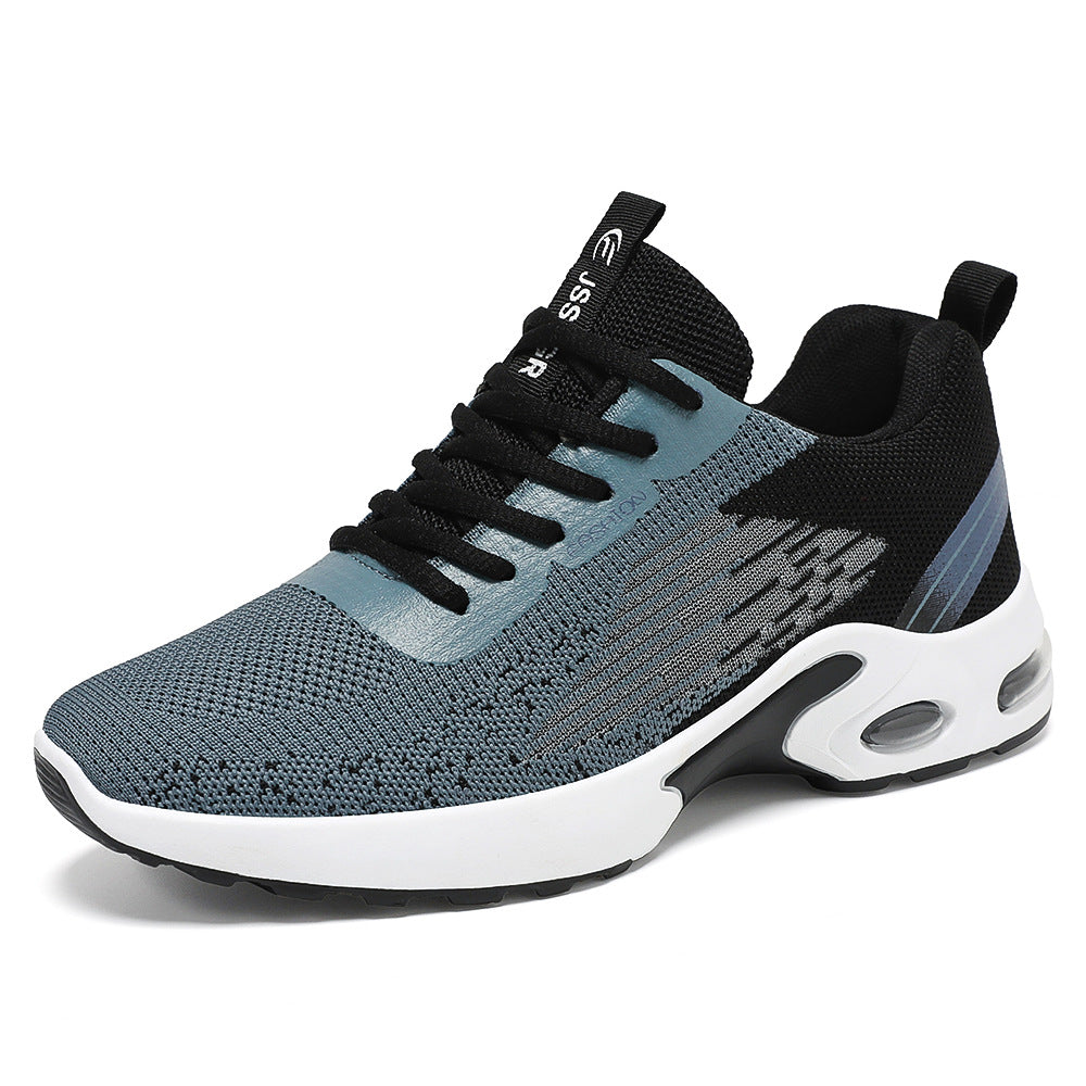 Men's Summer New Flyknit Air Cushion Shoes Cross border Men's Shoes Casual Shoes Sports Shoes Breathable Running Shoes by eprolo