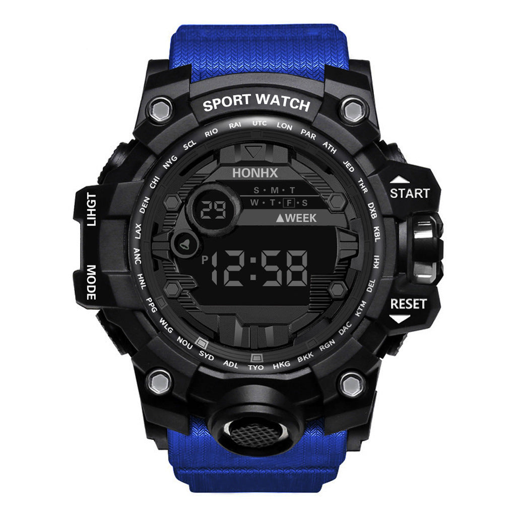 Multi functional outdoor men's electronic watch for male and female students running sports watch by eprolo