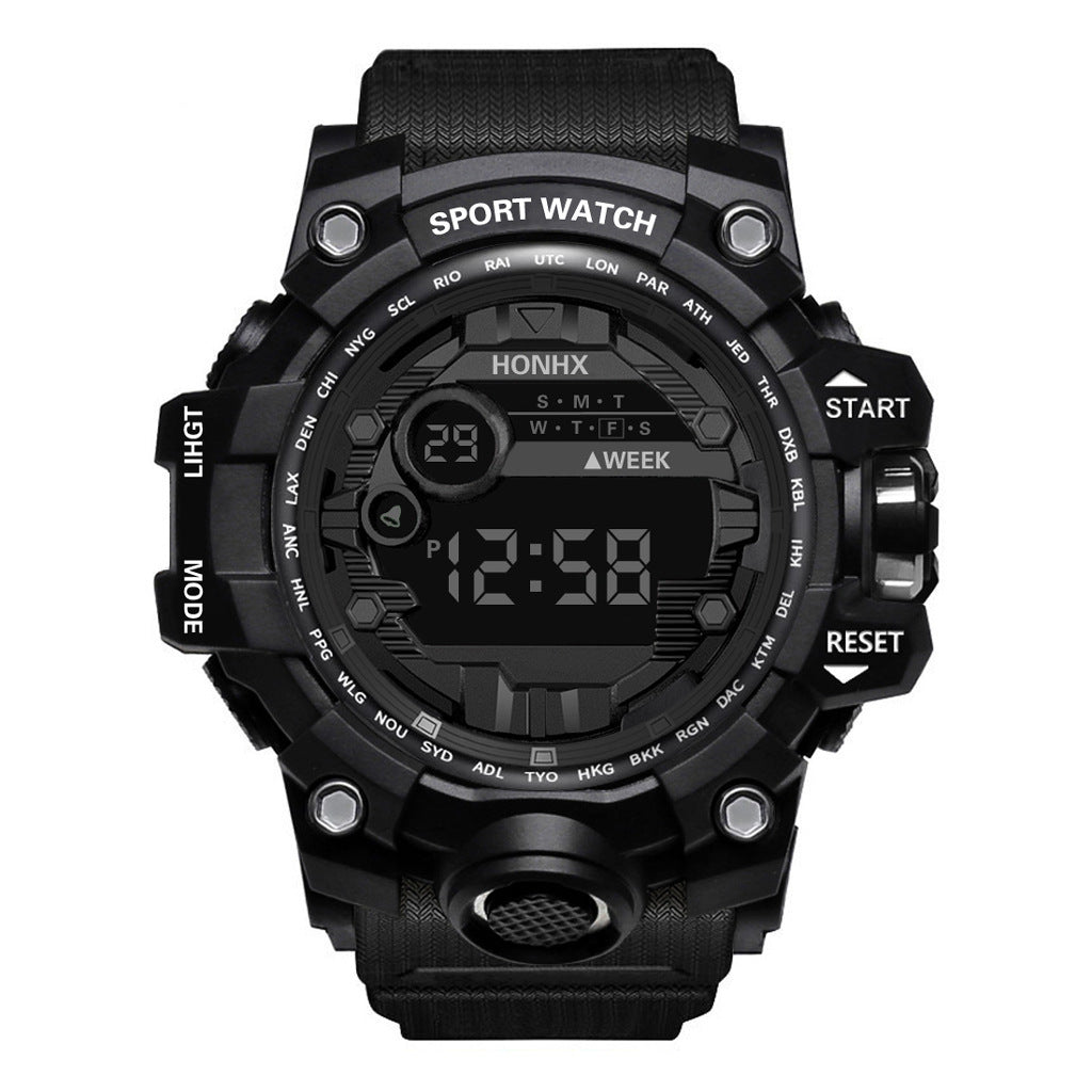 Multi functional outdoor men's electronic watch for male and female students running sports watch by eprolo