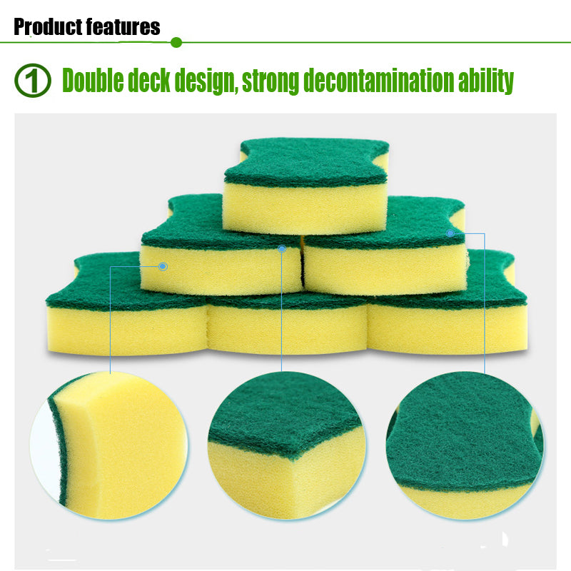 5pcs Melamine Magic Wipe Dish Sponge Kitchen Clean Scouring Cloth Dish Washing Sponge Kitchen Cleaning Tools