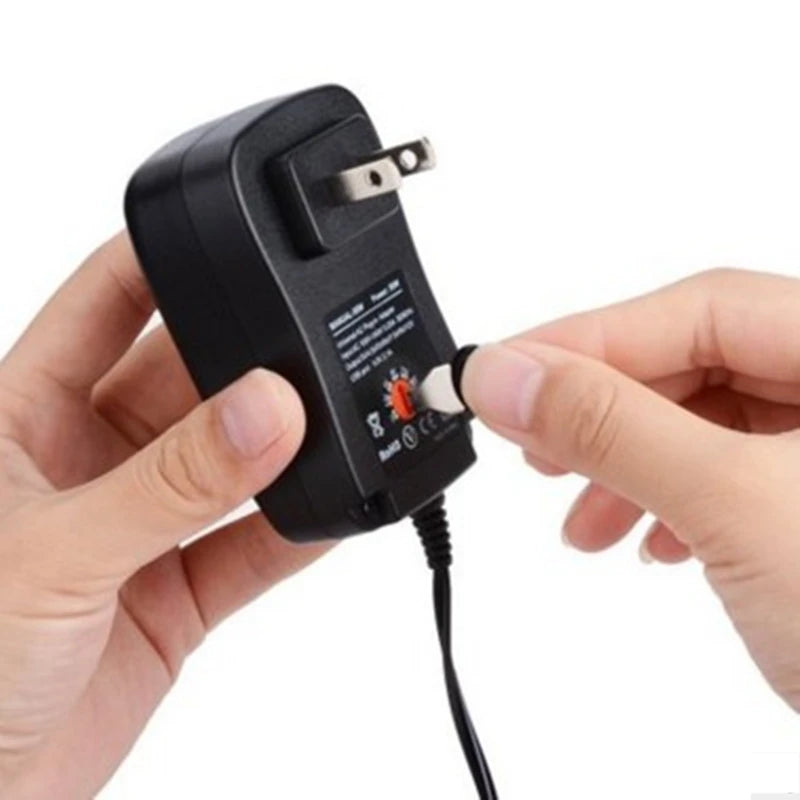 3V 4.5V 5V 6V 7.5V 9V 12V 2A 2.5A AC DC Adaptor Adjustable Power Adapter Universal Charger Supply for led light strip lamp 30W
