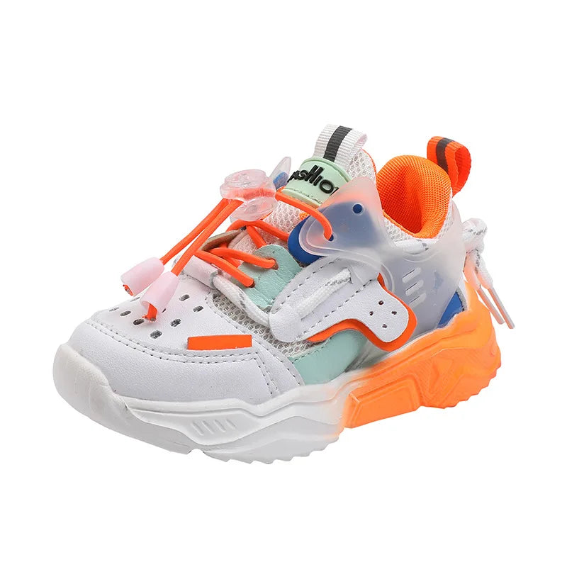 Autumn Baby Girls Boys Casual Shoes Soft Bottom Non-slip Breathable Outdoor Fashion Kids Sneakers Children Sports Shoes