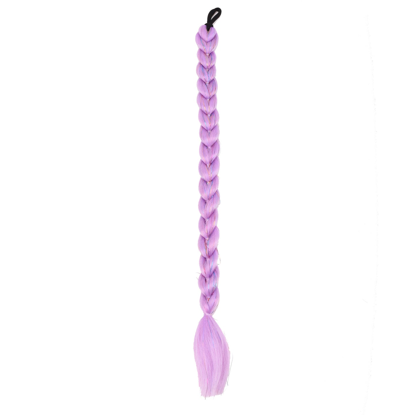 Skpop witch hunt group cos wig children's rumi purple braid twist braid clip ponytail hair accessories