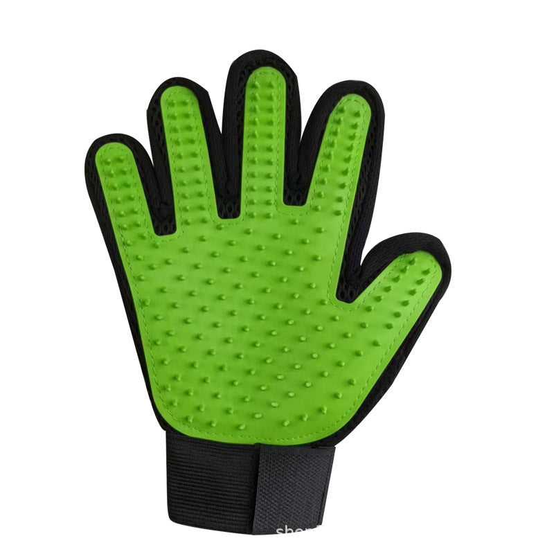 Cat gloves, hair removal artifacts, cat and dog massage, bathing, 5-finger massage gloves, pet cat gloves