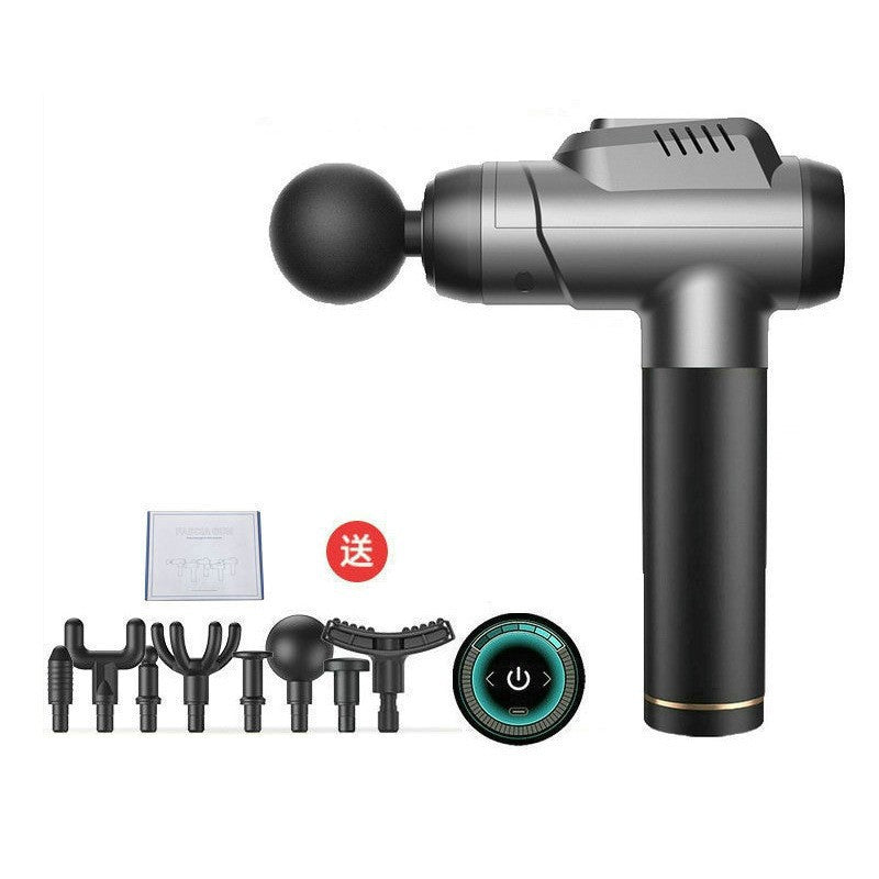 Cross-border mini fascia gun, professional-grade 99-level electric massager, muscle relaxation pocket massage gun, factory wholesale